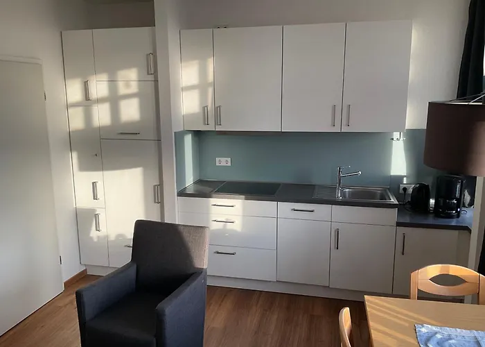 公寓 Strandvilla Zum Erholen 博尔库姆